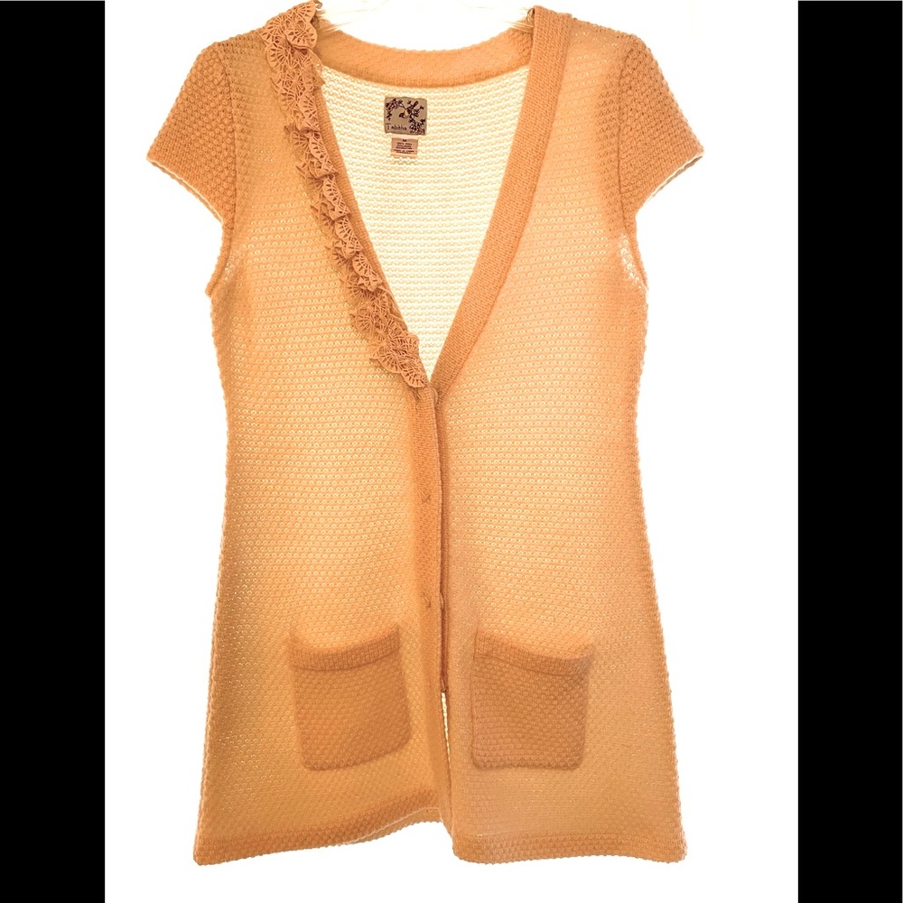 Women’s Cream Cap Sleeve Tunic Sweater